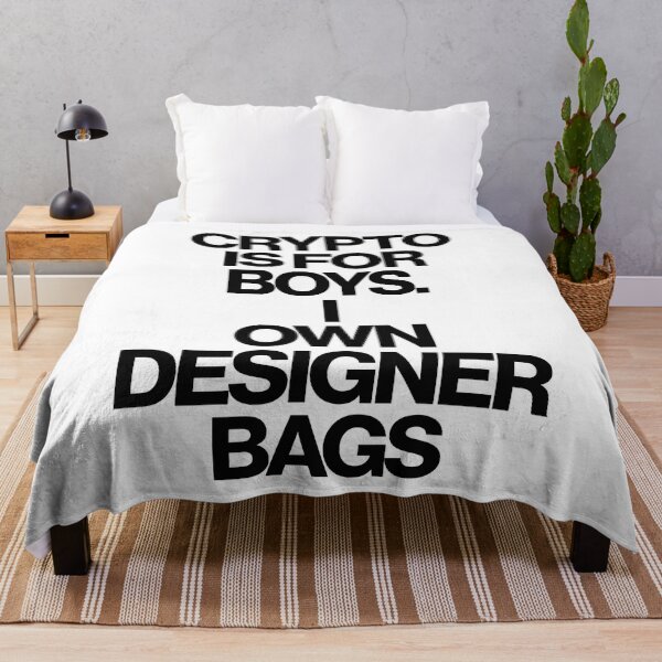 Item preview, Haute Leopard Crypto Is For Boys I Own Designer Bags Sassy/Funny Quote designed and sold by HauteLeopard.