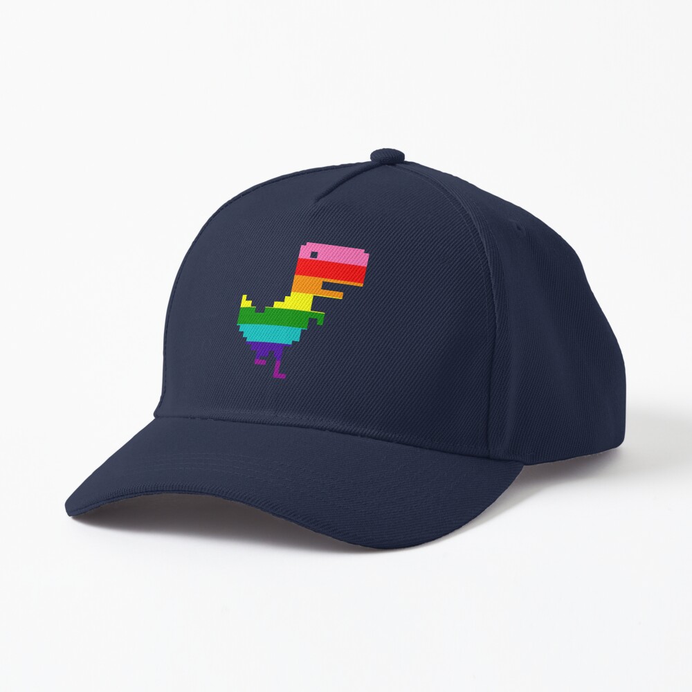 Google Chrome Dino T Rex LGBT Pansexual Pride Flag Dinosaur | iPad Case &  Skin
