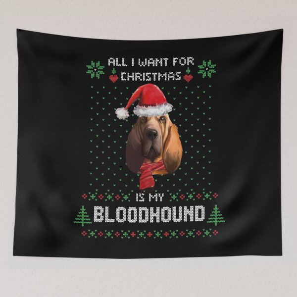 Item preview, Suéter feo TODO LO QUE QUIERO PARA NAVIDAD ES MI SABUESO Navidad designed and sold by theshirtinator.