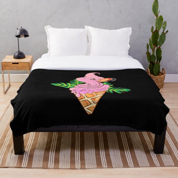 Item preview, Flamingo Funny Ice Cream Kawaii designed and sold by SqualeForce.