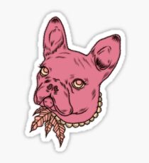 Animal Pattern & French Bulldog Sticker