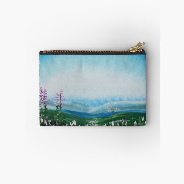 Item preview, Alaska spring meadow painting by Ksavera designed and sold by KsaveraArt.