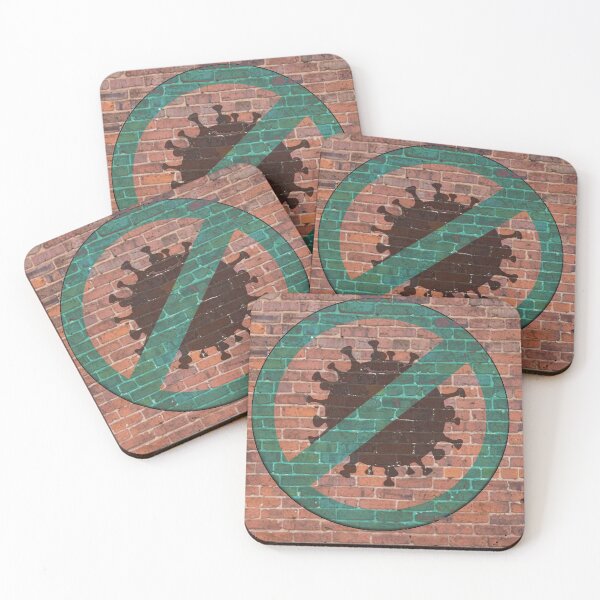 Item preview, Virus logo Painted on a Brick Wall  designed and sold by Edpod.