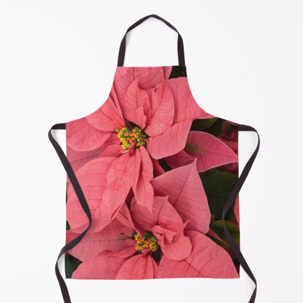 Item preview, Christmas Greetings with a Vivacious Pink Poinsettia - a Vertical View designed and sold by Georgia Mizuleva.