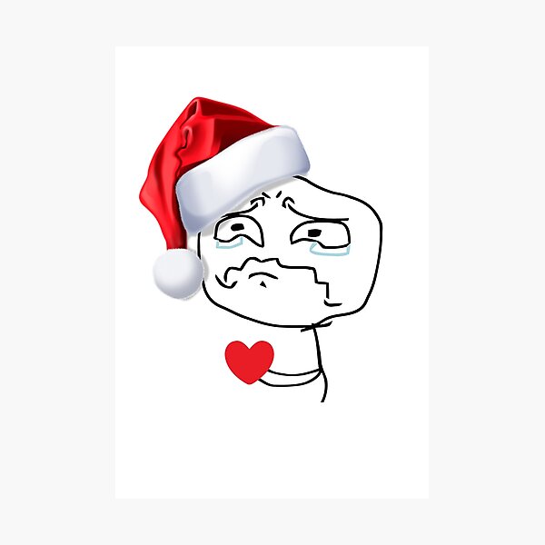 Troll Face Santa Hat SVG 2 Funny Meme Christmas Design 