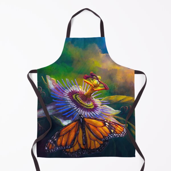 Item preview, Passionfruit flower and monarch butterfly designed and sold by Heidi Monsant.