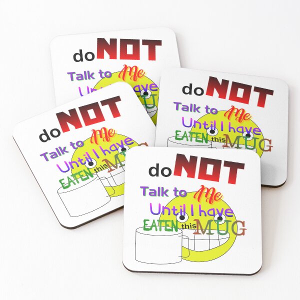 Item preview, Do not talk to me until I have eaten this mug designed and sold by beepadoobop.