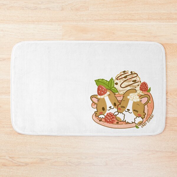 Item preview, Lazy Corgi - Pancake with Icecream (White) designed and sold by LazyCorgiHK.