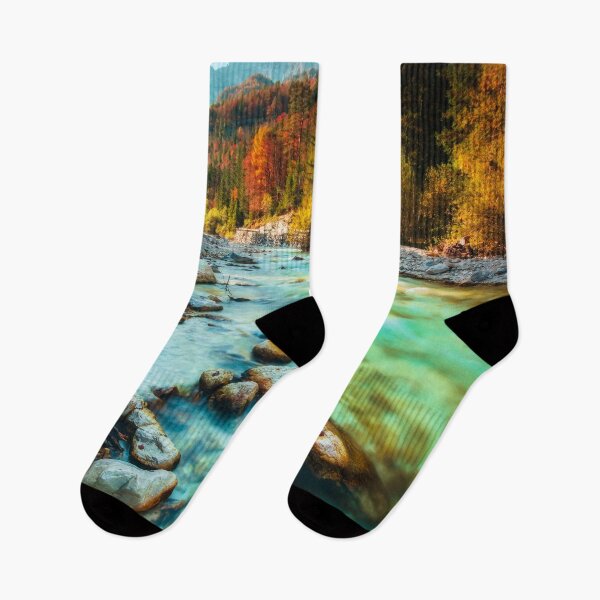 Item preview, Magical river in autumn forest designed and sold by Patrik Lovrin.