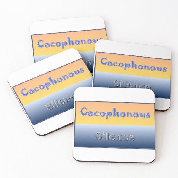 Item preview, Cacophonous Silence - A humorous oxymoron designed and sold by Fractal Journeys, etc. .