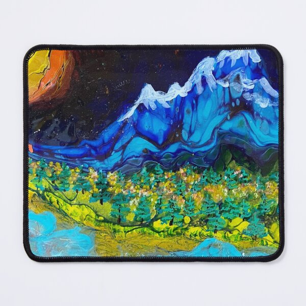 Item preview, Abstract mountain landscape designed and sold by lisabaca8.