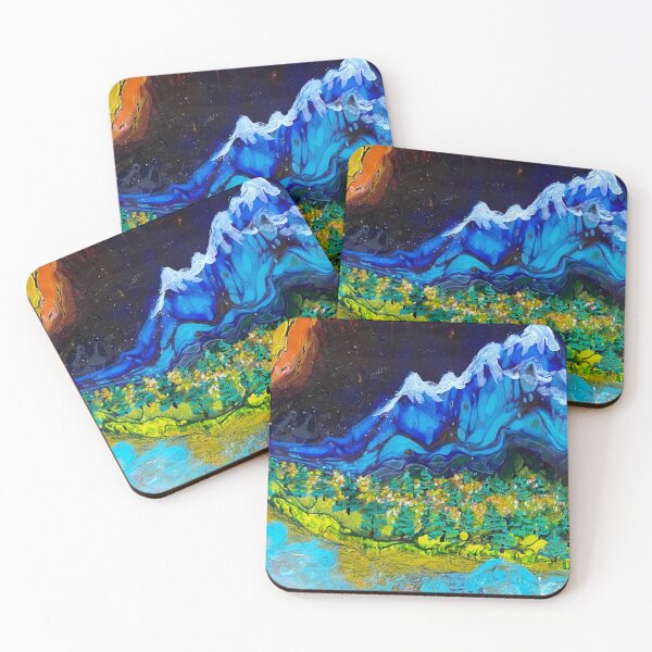 Item preview, Abstract mountain landscape designed and sold by lisabaca8.