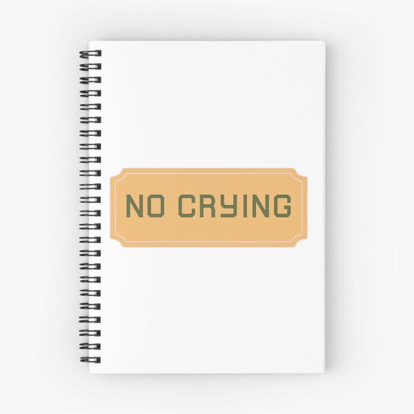 Item preview, No Crying designed and sold by SassyShop.