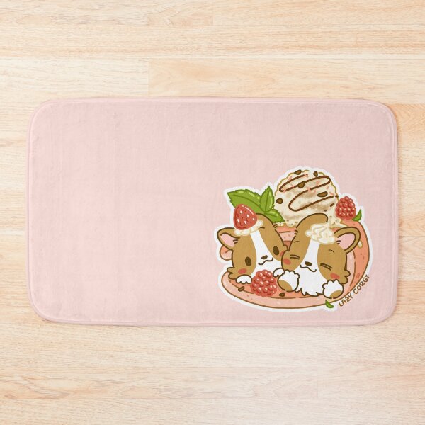 Item preview, Lazy Corgi - Pancake with Icecream (Pink) designed and sold by LazyCorgiHK.