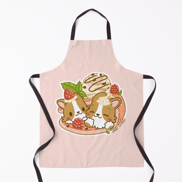 Item preview, Lazy Corgi - Pancake with Icecream (Pink) designed and sold by LazyCorgiHK.