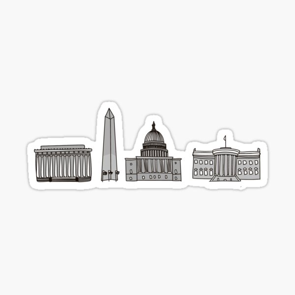 Item preview, D.C. buildings  designed and sold by ThinkGoose.