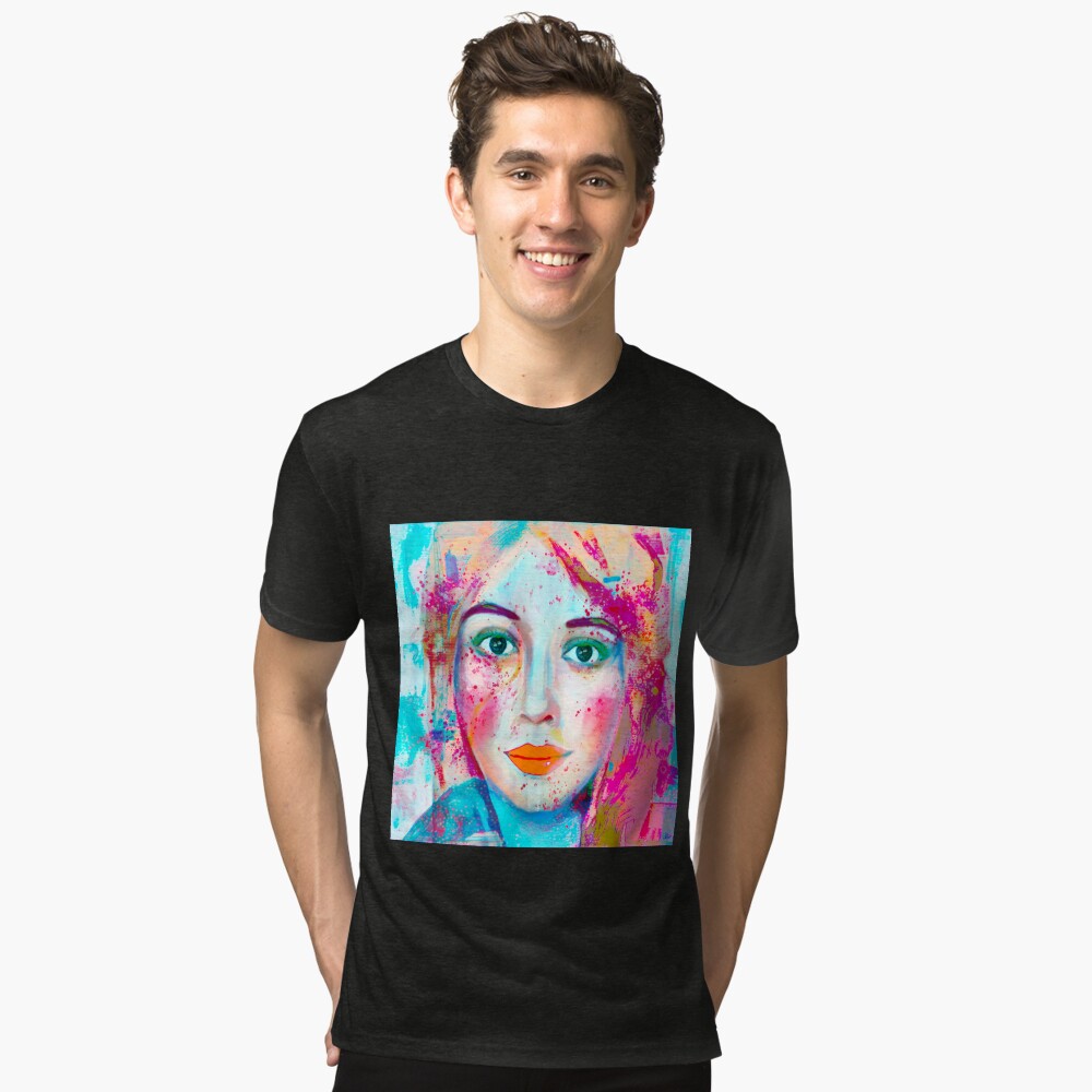 Item preview, Tri-blend T-Shirt designed and sold by Rinata-Shaka.