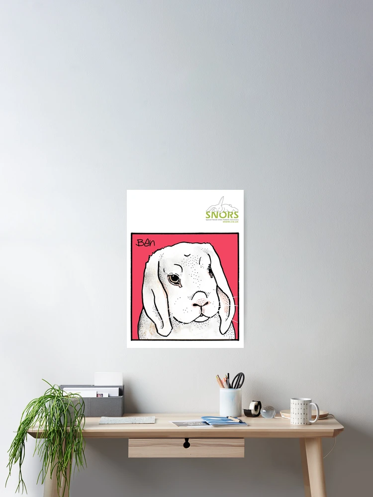 Thumbnail 2 of 3, Poster, Ben designed and sold by RescueRabbitPat.