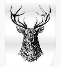 Ornate Buck Poster