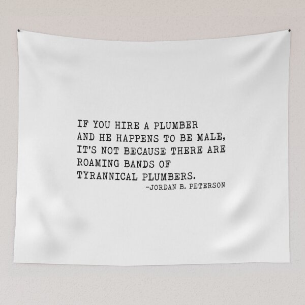 Item preview, Jordan B. Peterson Plumber Feminism Quote  designed and sold by AritraSur.