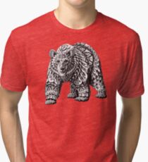 Ornate Bear Tri-blend T-Shirt