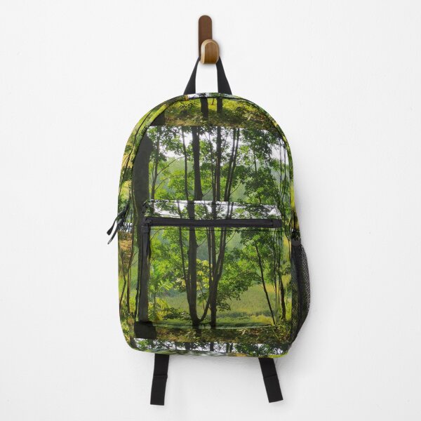 Item preview, Green Nature Forest Shot in Golden Hour designed and sold by Digital Lama Creations.