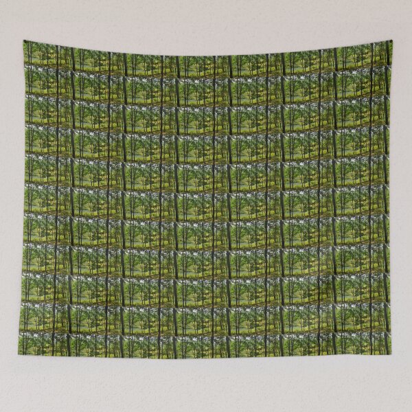 Item preview, Green Nature Forest Shot in Golden Hour designed and sold by Digital Lama Creations.