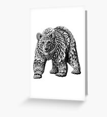 Ornate Bear Greeting Card