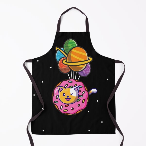 Item preview, Cute Cat inside Donut in Space designed and sold by YARA TS.