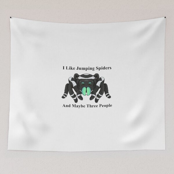 Item preview, I like Jumping Spiders and Maybe Three People designed and sold by VariousLizards.