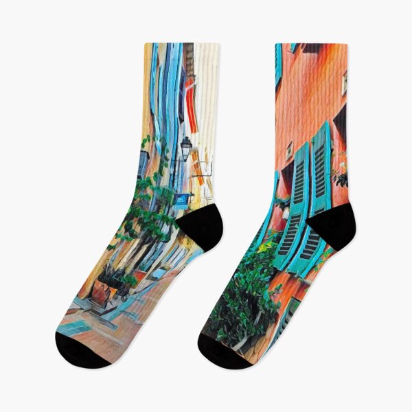 Item preview, Antibes Streets designed and sold by Sofia-Draws.