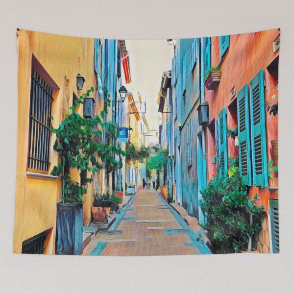 Item preview, Antibes Streets designed and sold by Sofia-Draws.