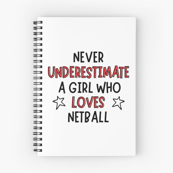 Item preview, Never underestimate a girl who loves netball  designed and sold by TheGreenGoat.