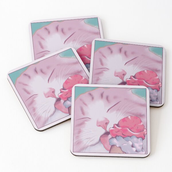 Item preview, Cat loves ice cream designed and sold by Enami.