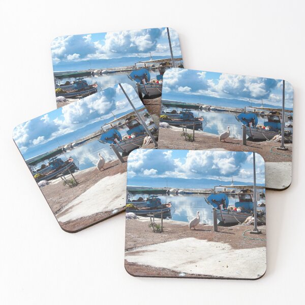Item preview, PELICAN IN SKALA KALLONI HARBOUR, LESVOS. designed and sold by ronsaunders47.