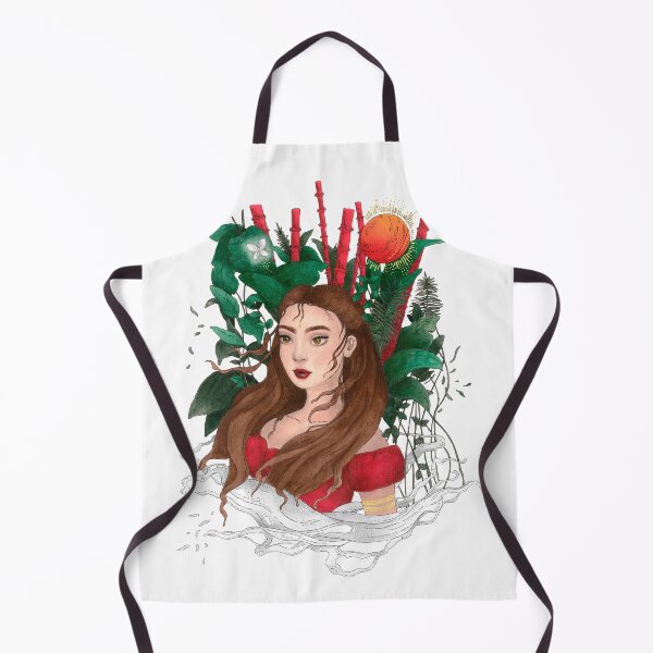 Item preview, Red moon and jungle designed and sold by Demeli Art.