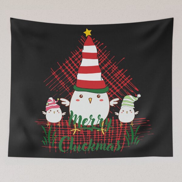Item preview, Merry cluckmas designed and sold by Olha Volokhova.