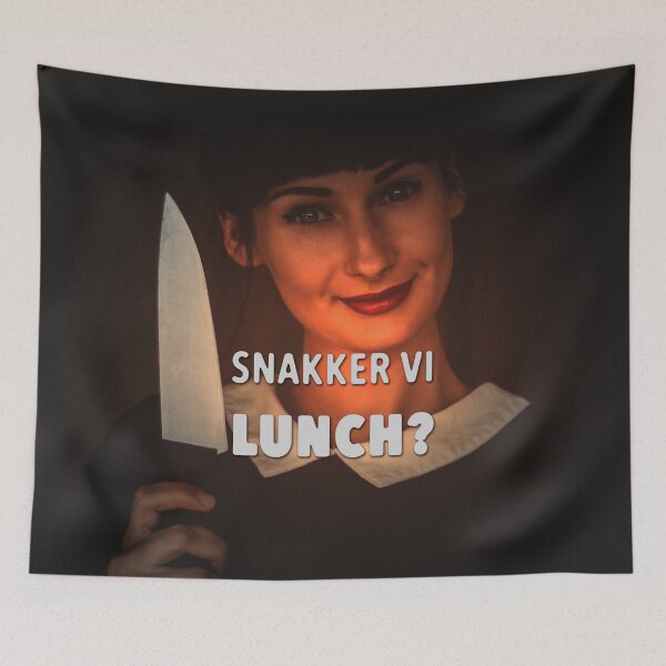 Artikelvorschau, SNAKKER VI MITTAGESSEN? entworfen und verkauft von Klementsen.