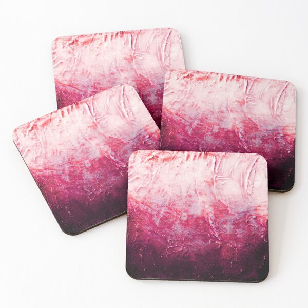 Item preview, Julia Di Sano - BENEATH THE VEIL 2 HOT PINK MAGENTA COLORFUL OMBRE ABSTRACT PAINTING designed and sold by EbiEmporium.