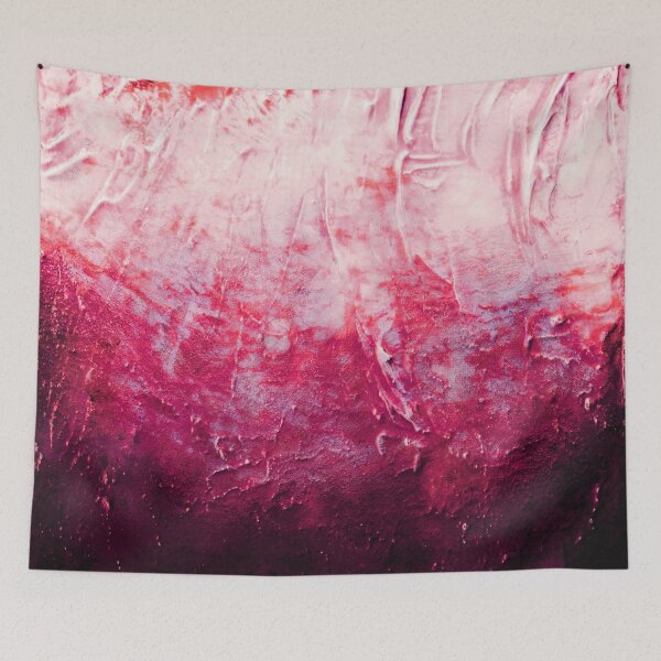 Item preview, Julia Di Sano - BENEATH THE VEIL 2 HOT PINK MAGENTA COLORFUL OMBRE ABSTRACT PAINTING designed and sold by EbiEmporium.