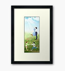 Studio ghibli landscape Framed Print