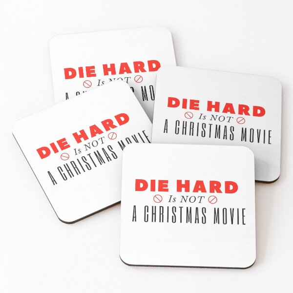 Item preview, Die Hard is NOT a Christmas Movie - White T designed and sold by CharWilcox.