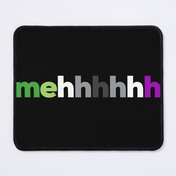 Item preview, meh mehhhhhh Aromantic Asexual. Aroace Pride designed and sold by Subtle Pride Shop.