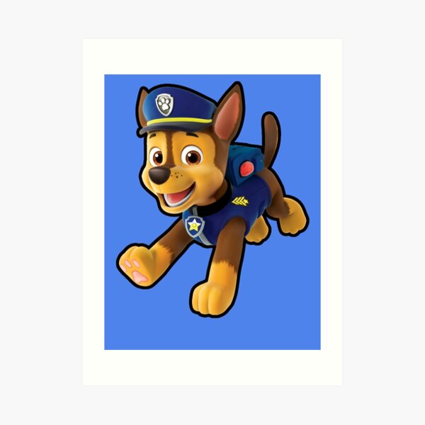 Paw Patrol Tracker Art Print for Sale by VlajkoArtist