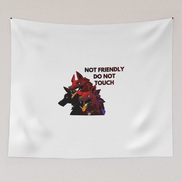 Item preview, Not Friendly Do Not Touch - ceberus greek mythologie dog - scary dog designed and sold by UnseenCreations.