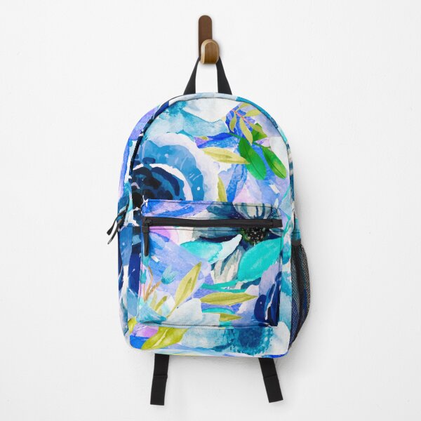 Item preview, Light Blue Watercolor All Over Floral Pattern designed and sold by Designs By YL.