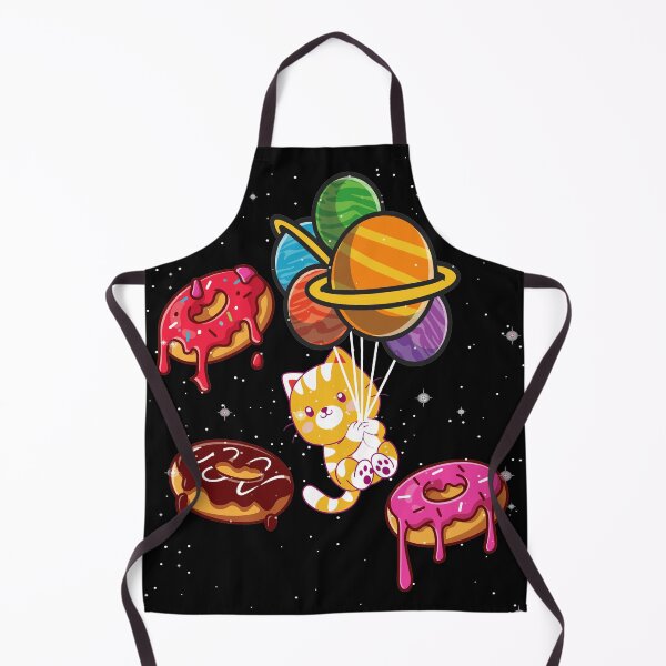 Item preview, Cute Cat inside Donut in Space designed and sold by YARA TS.