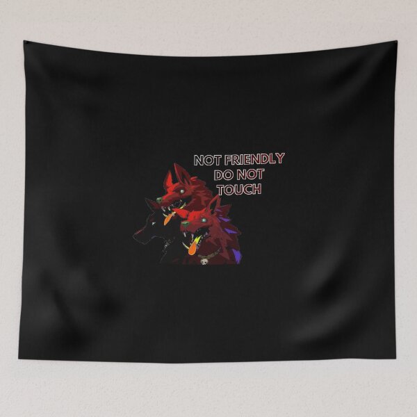 Item preview, Not Friendly Do Not Touch - ceberus greek mythologie dog - scary dog designed and sold by UnseenCreations.