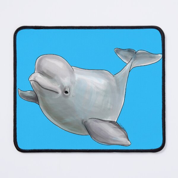 Item preview, Beluga Whale Sticker Art Drawing Illustration  designed and sold by Ryan Biddle.