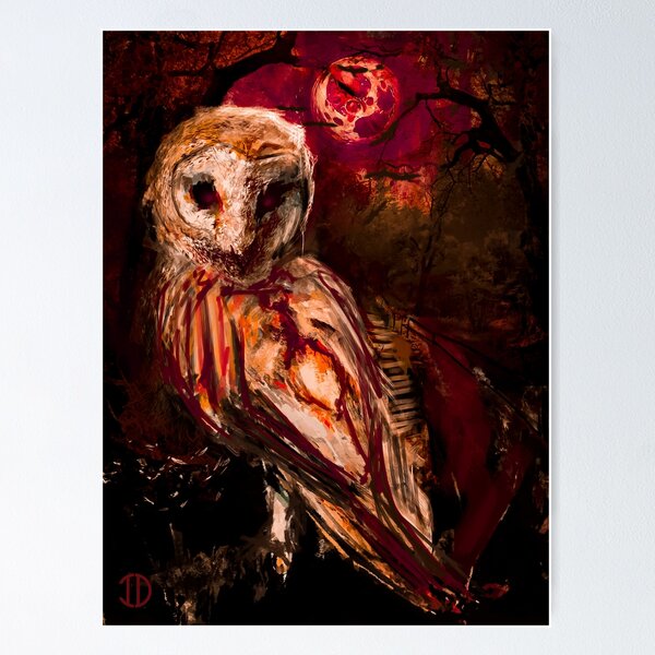 Item preview, Dark Omen Owl designed and sold by ID-Artcraft.